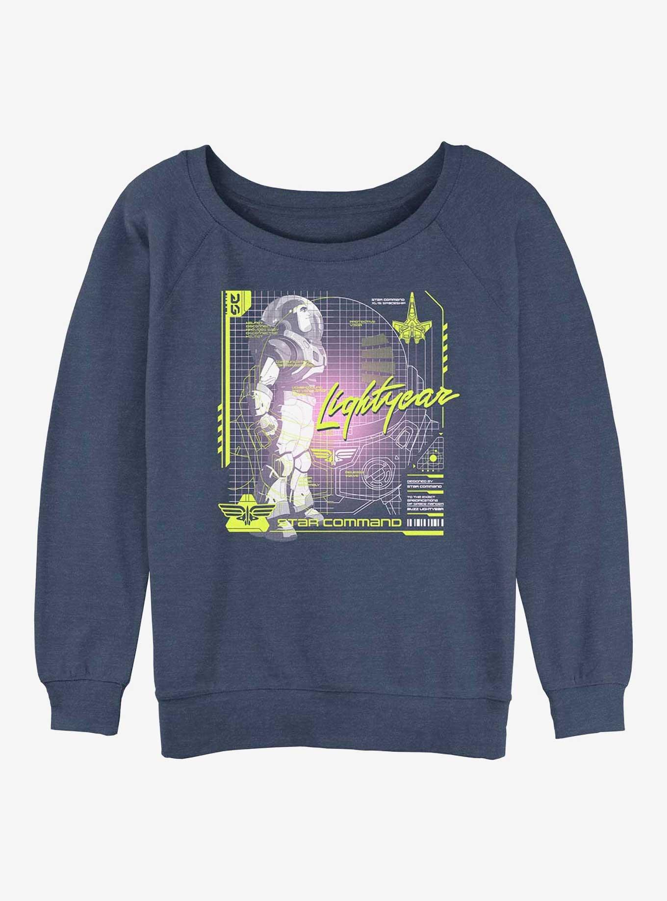 Disney Pixar Lightyear Future Girls Slouchy Sweatshirt, , hi-res