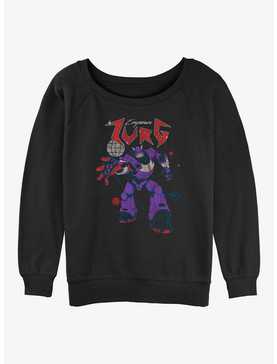 Disney Pixar Lightyear Metal Zurg Girls Slouchy Sweatshirt, , hi-res
