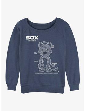 Disney Pixar Lightyear Sox Tech Girls Slouchy Sweatshirt, , hi-res