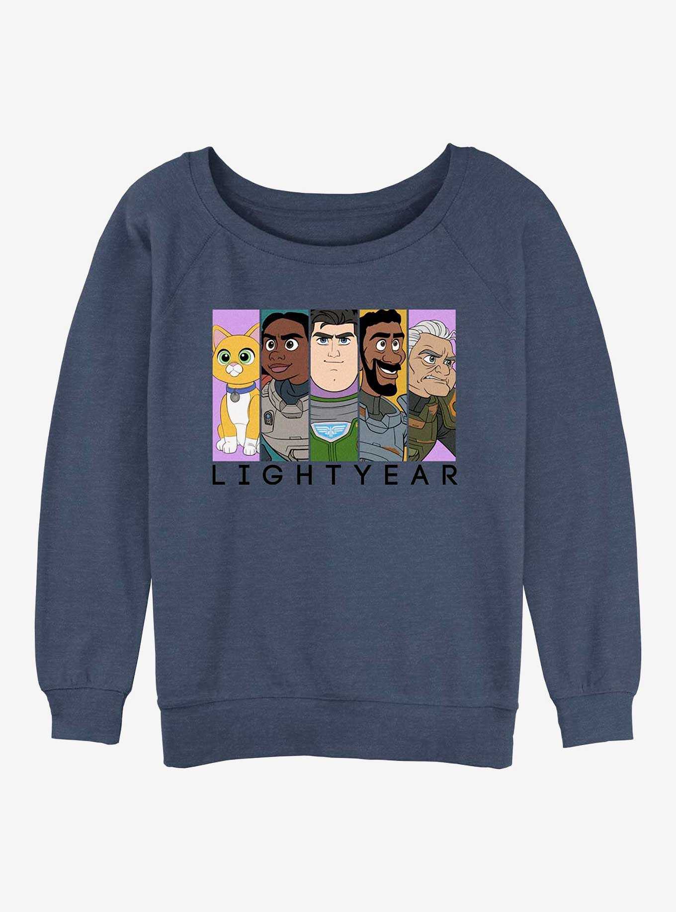 Disney Pixar Lightyear Space Heroes Girls Slouchy Sweatshirt, , hi-res