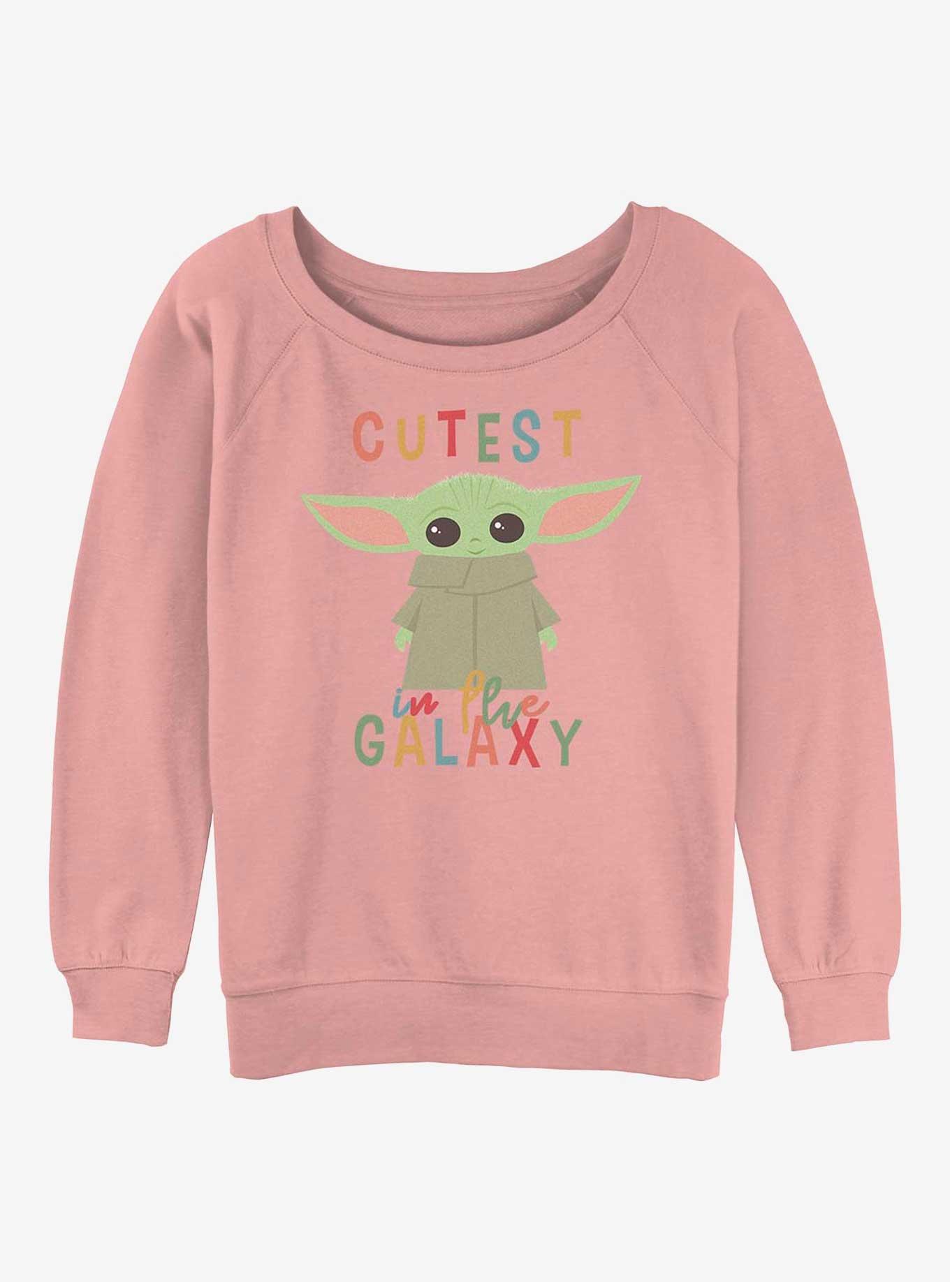 Star Wars The Mandalorian Cutest Child in the Galaxy Girls Slouchy Sweatshirt, , hi-res