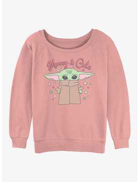 Star Wars The Mandalorian Merry and Cute Child Girls Slouchy Sweatshirt, , hi-res