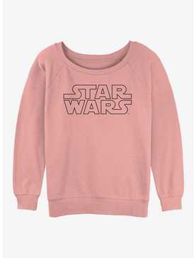 Star Wars Logo Girls Slouchy Sweatshirt, , hi-res