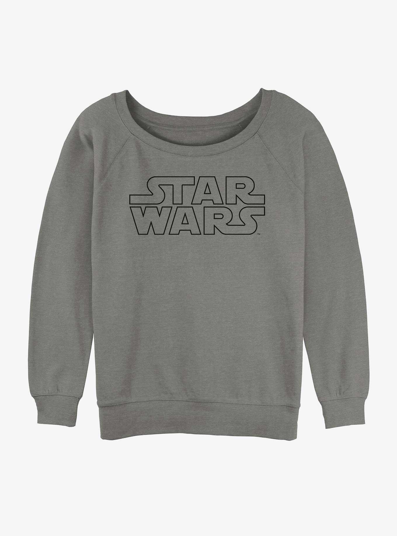Star Wars Logo Girls Slouchy Sweatshirt