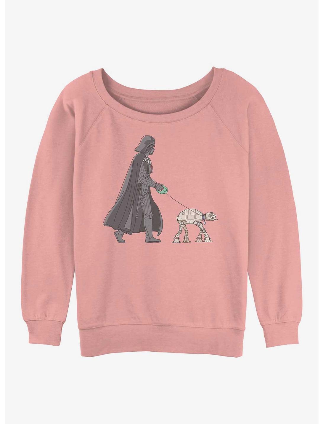 Star Wars Vader Walker Girls Slouchy Sweatshirt, DESERTPNK, hi-res
