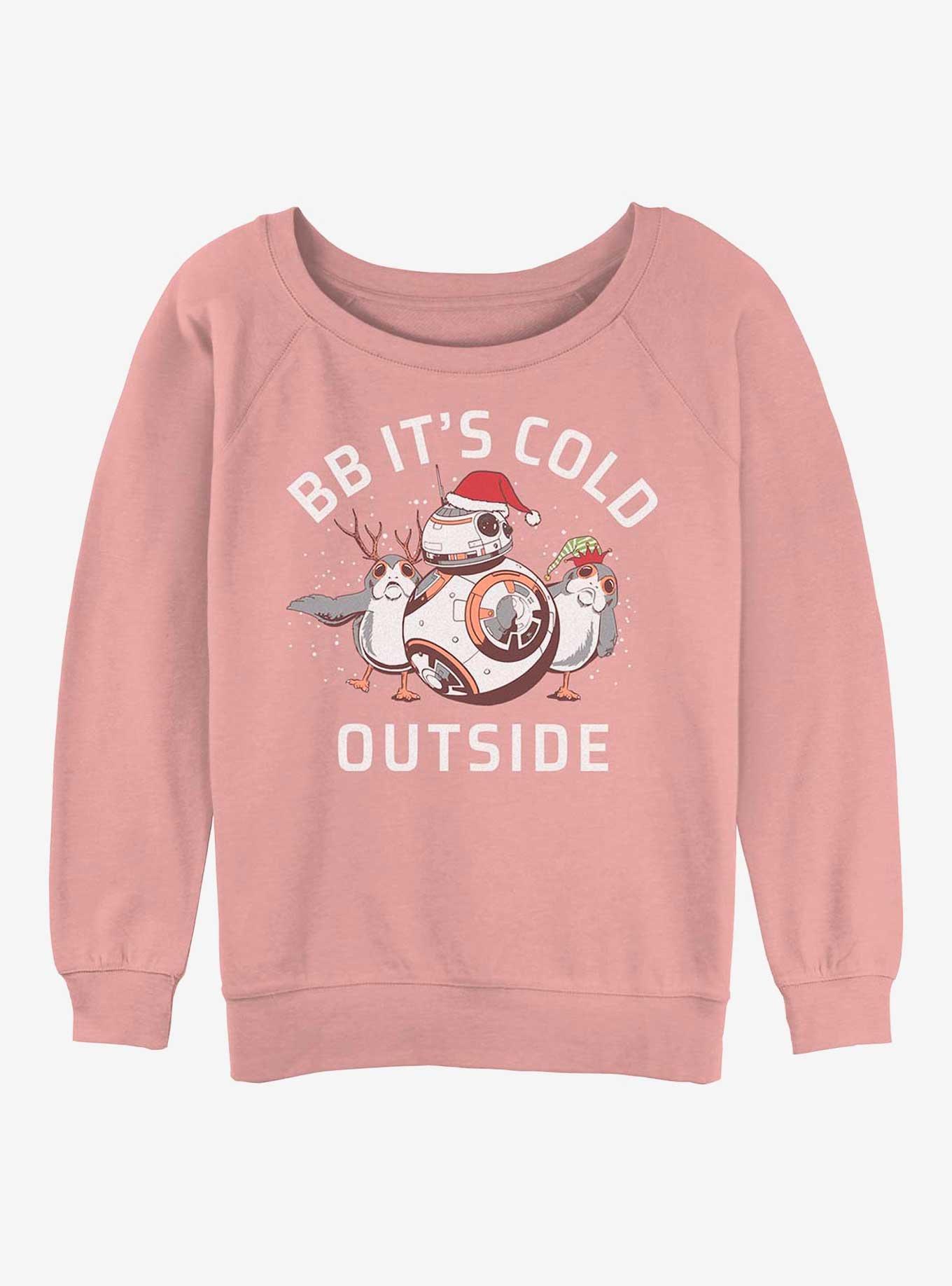 Star Wars: Episode VIII - The Last Jedi BB It's Cold Outside Girls Slouchy Sweatshirt, , hi-res