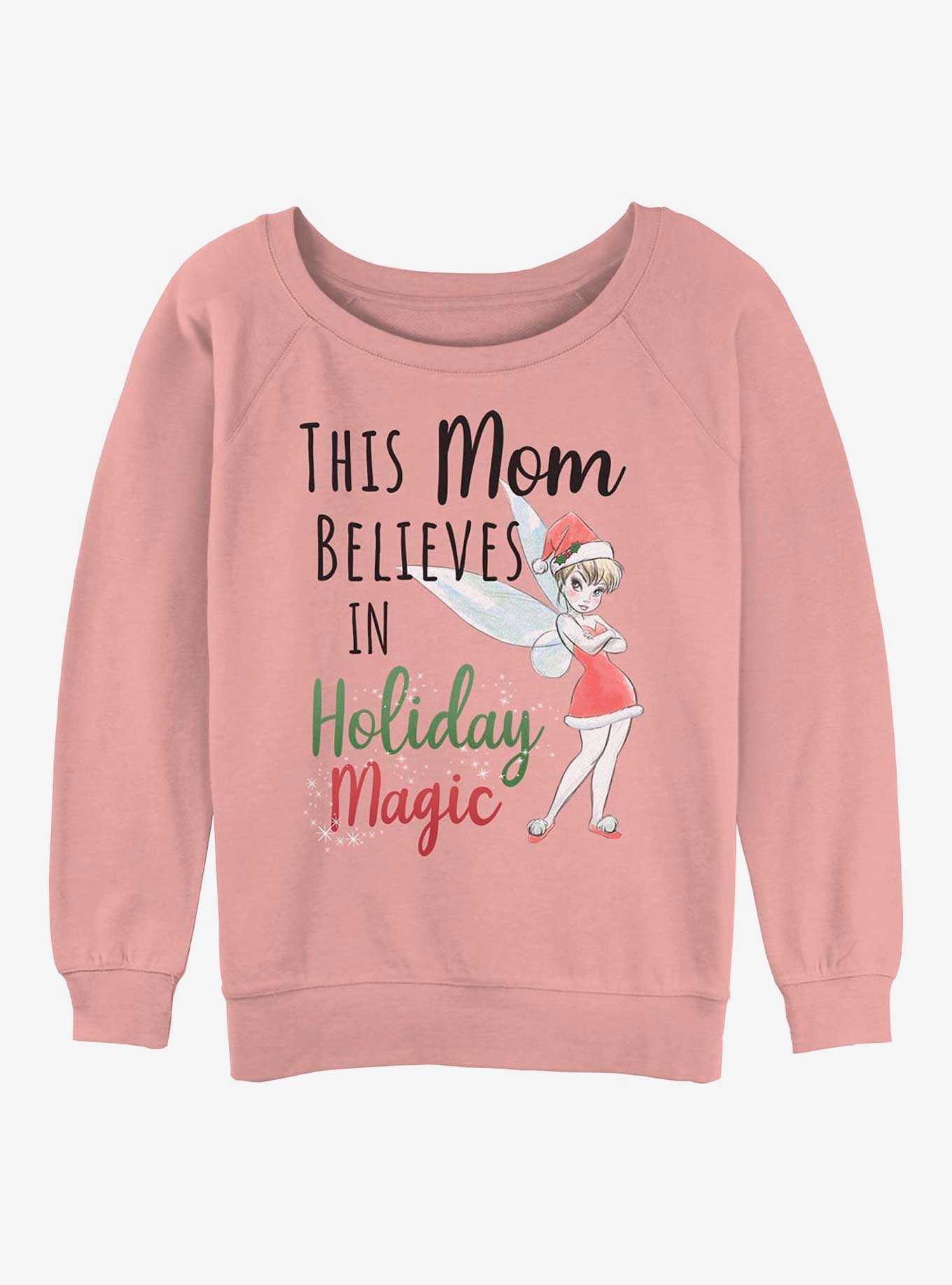 Disney Tinker Bell Holiday Magic Mom Girls Slouchy Sweatshirt, , hi-res