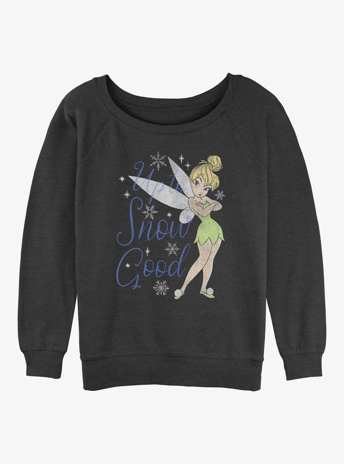 Disney Tinker Bell Snow Good Girls Slouchy Sweatshirt