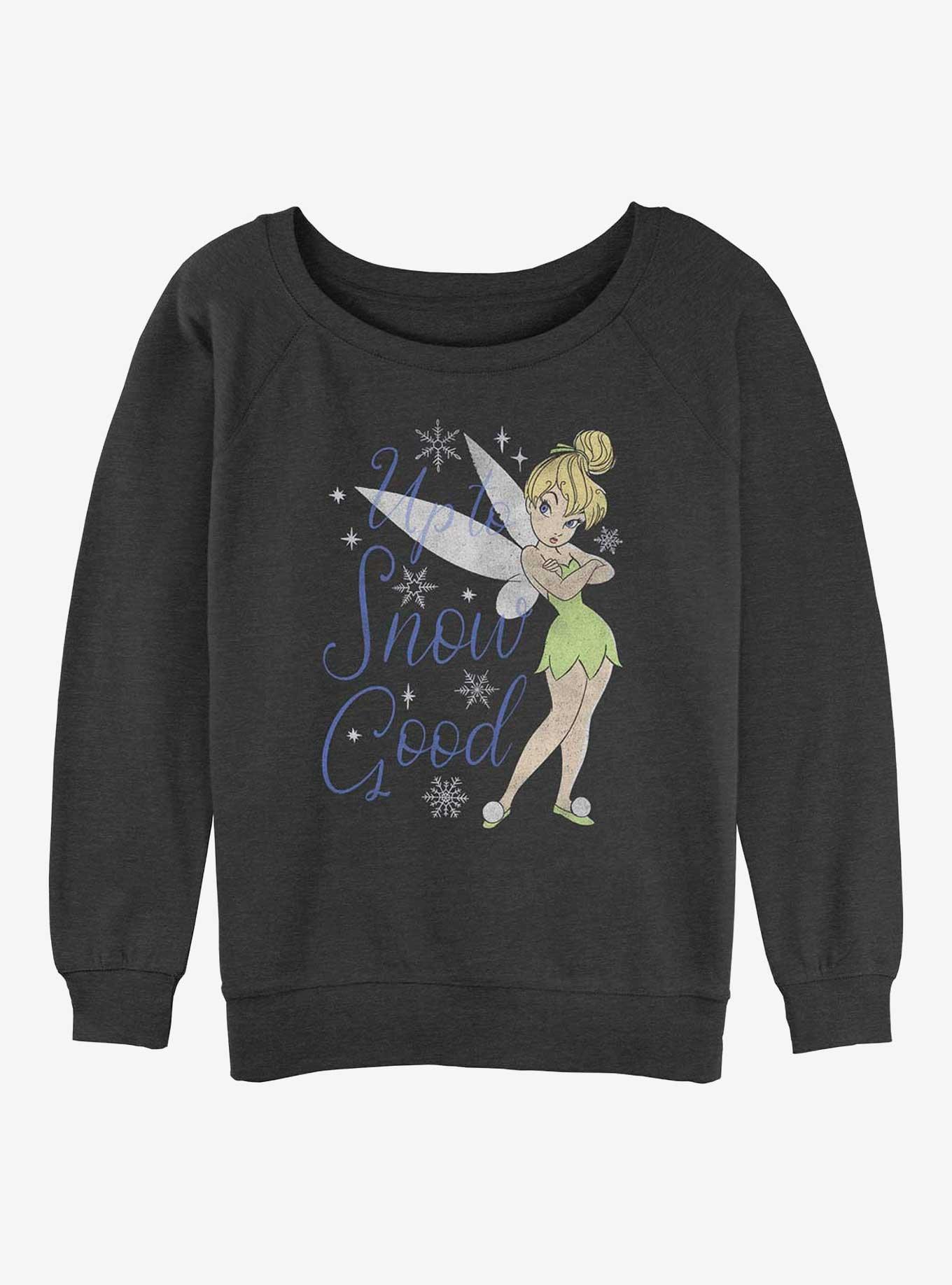 Disney Tinker Bell Snow Good Girls Slouchy Sweatshirt, , hi-res