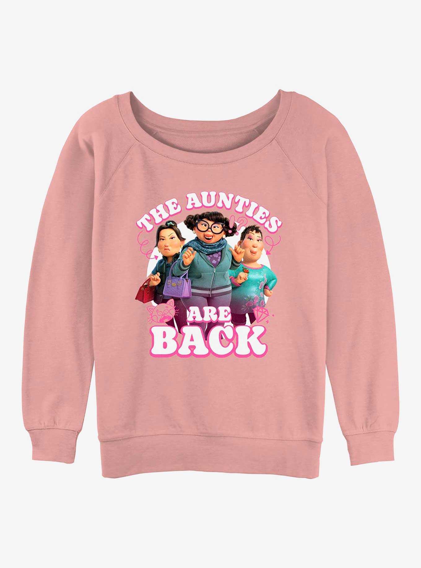 Disney Pixar Turning Red The Aunties Are Back Girls Slouchy Sweatshirt, , hi-res