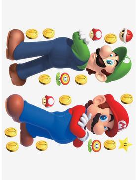 Nintendo Super Mario Luigi And Mario Giant Peel & Stick Wall Decals, , hi-res