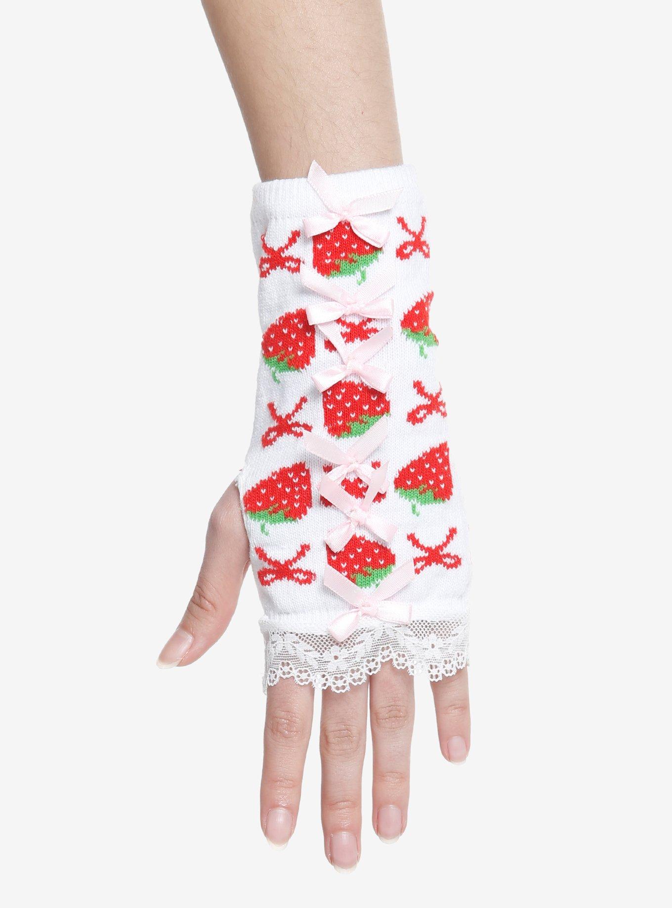 CYBERpunk Arm Warmers Red and White