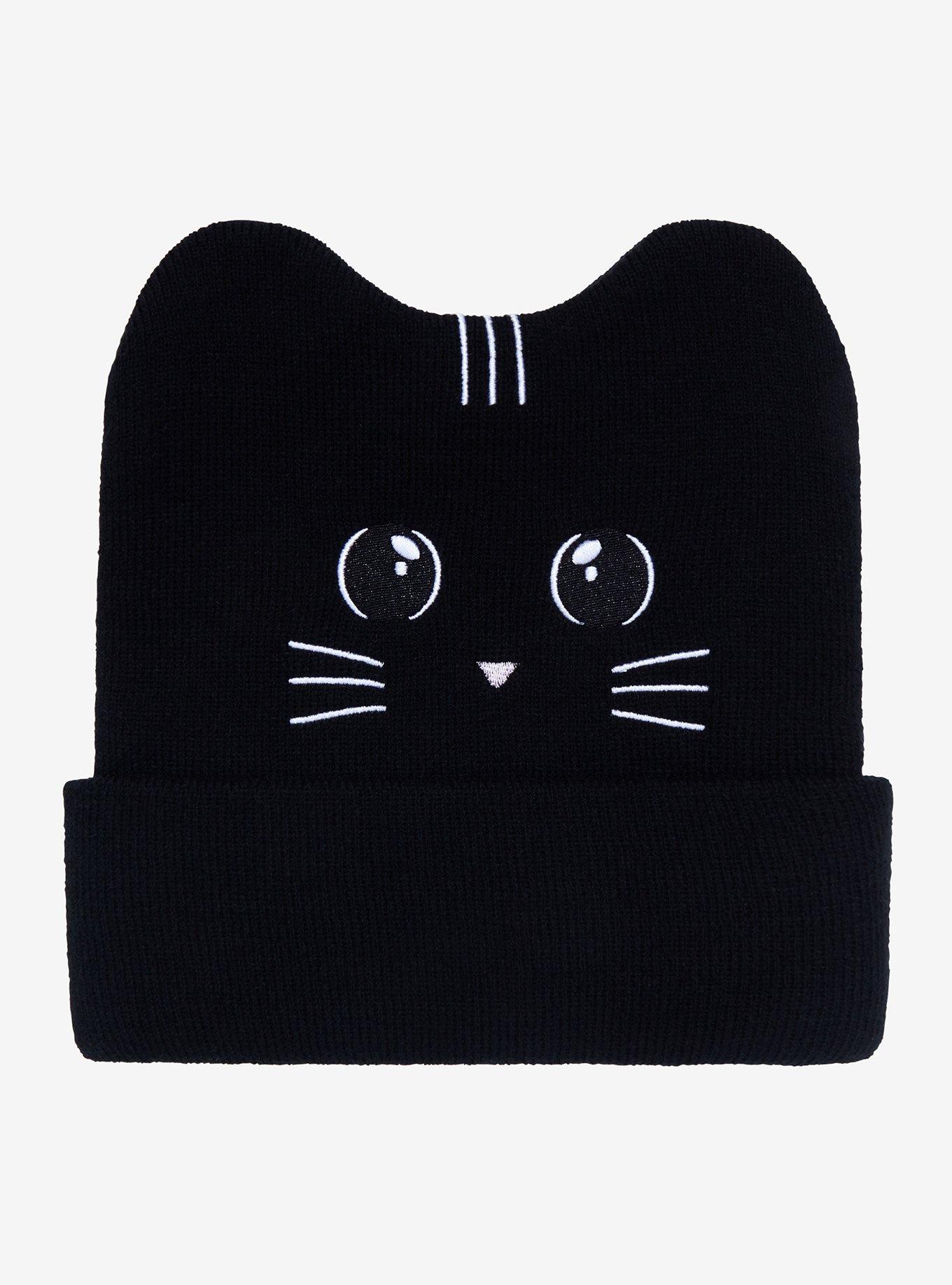 Black Cat Beanie, , hi-res