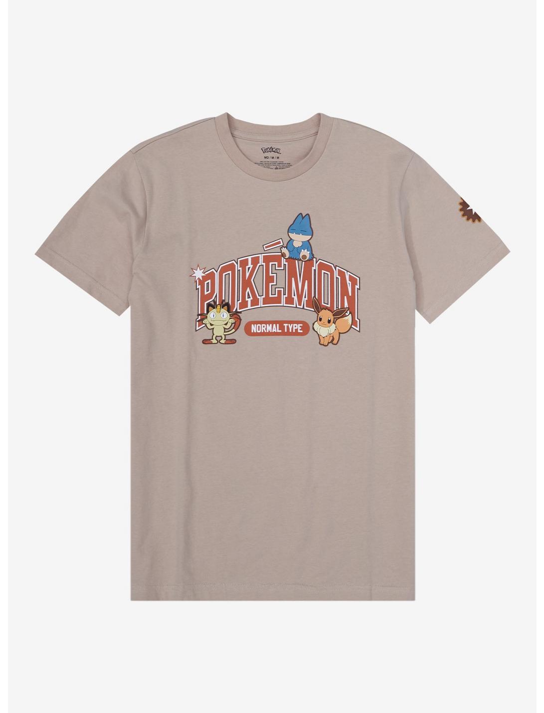 Pokémon Normal Type Women’s T-Shirt - BoxLunch Exclusive , OFF WHITE, hi-res