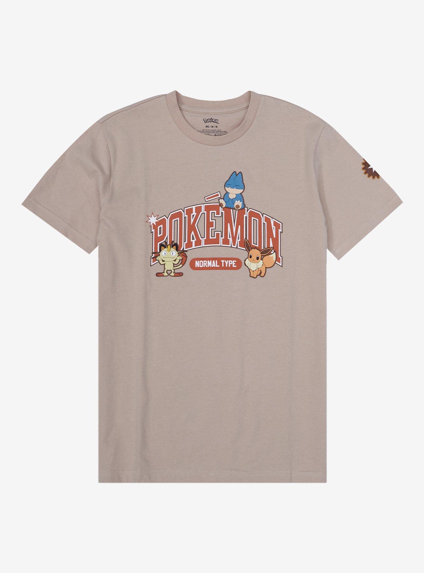 Pok&eacute;mon Normal Type Women&rsquo;s T-Shirt - BoxLunch Exclusive , OFF WHITE, hi-res