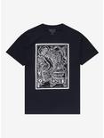 Universal Monsters Frankenstein's Monster Woodcut T-Shirt, BLACK, hi-res