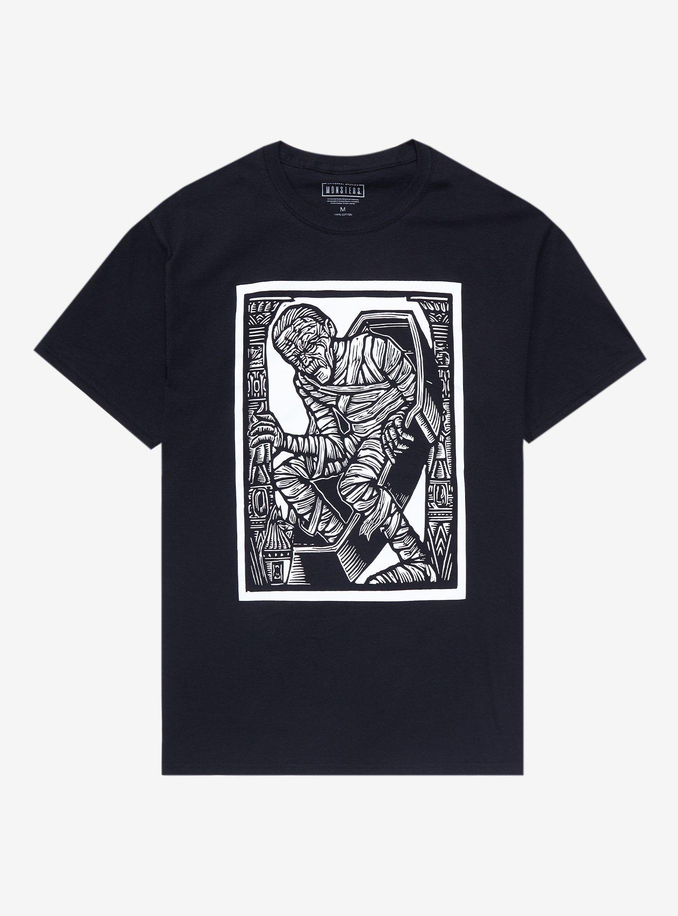 Universal Monsters The Mummy T-Shirt, BLACK, hi-res
