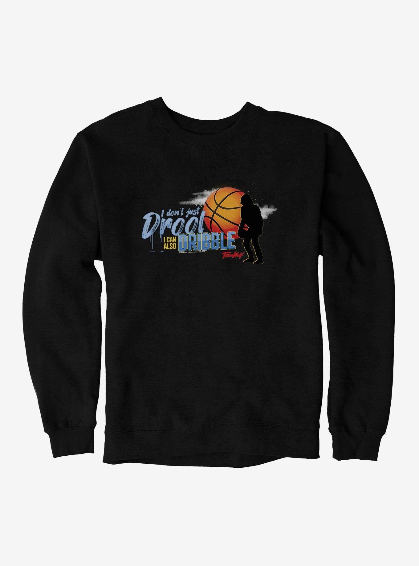 Teen Wolf I Can Also Dribble Sweatshirt, BLACK, hi-res