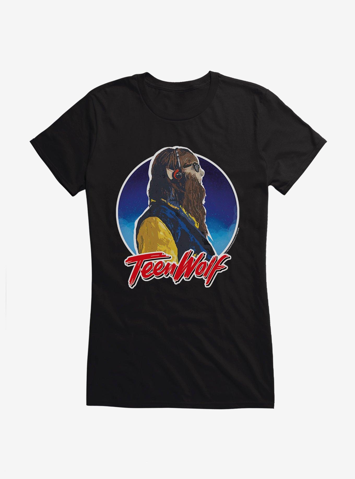 Teen Wolf Side Profile Title Girls T-Shirt, , hi-res