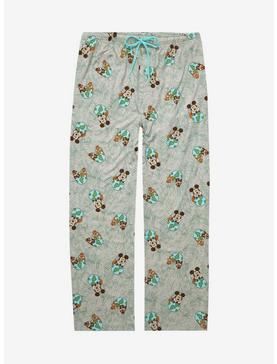 Disney Mickey Mouse with Chip & Dale Earth Day Allover Print Sleep Pants - BoxLunch Exclusive, , hi-res