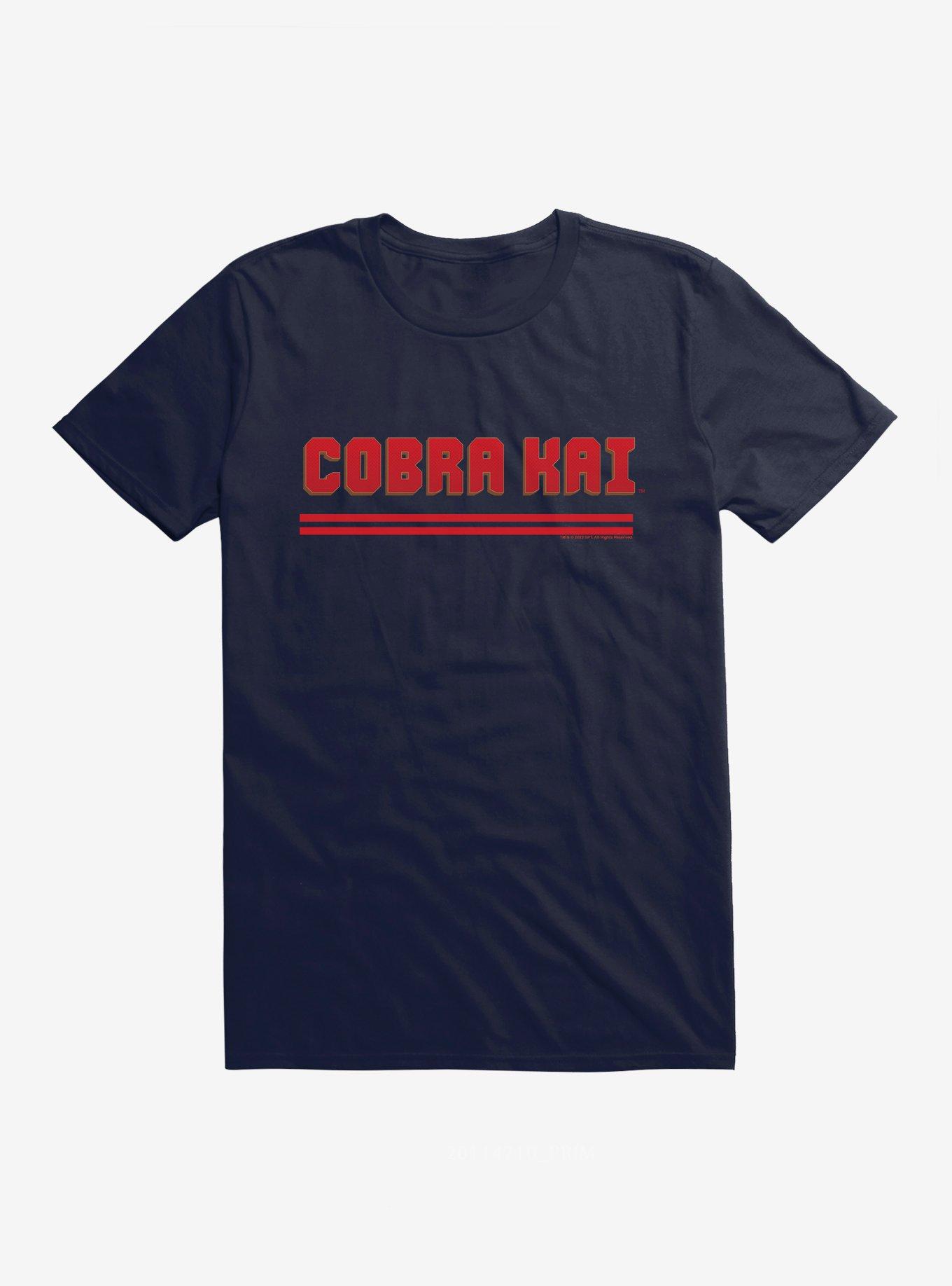 Cobra Kai Bold Logo T-Shirt, NAVY, hi-res