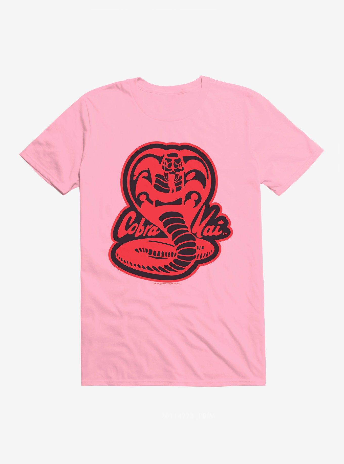 Cobra Kai Snake Logo T-Shirt, CHARITY PINK, hi-res