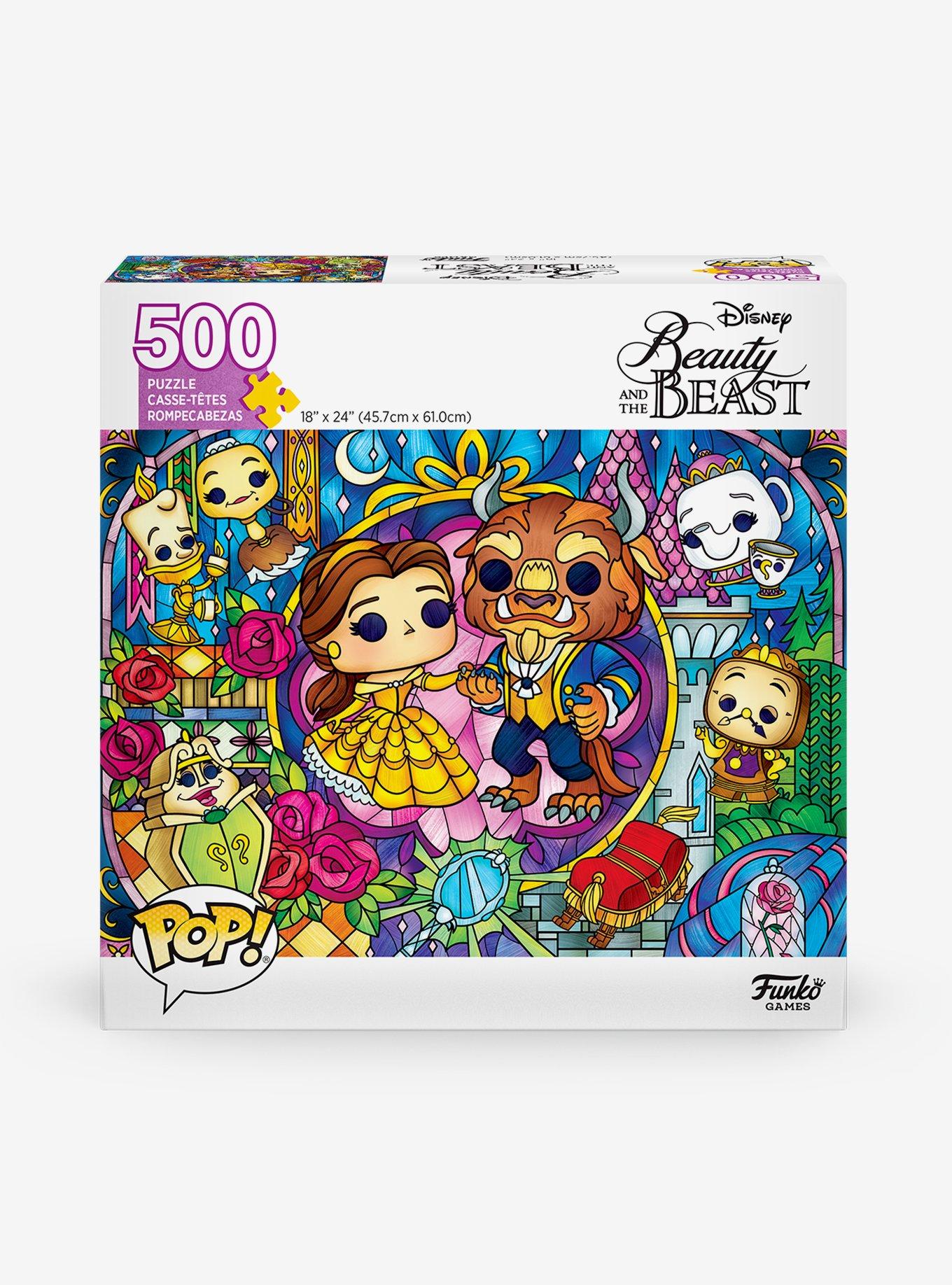 Funko Disney Beauty And The Beast Stained Glass Pop! Puzzle