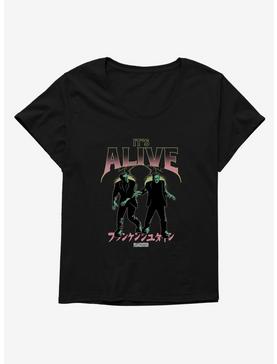 Plus Size Universal Monsters Frankenstein It's Alive Womens T-Shirt Plus Size, , hi-res