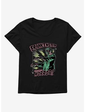 Plus Size Universal Monsters Frankenstein Nightmare Of Horror Womens T-Shirt Plus Size, , hi-res