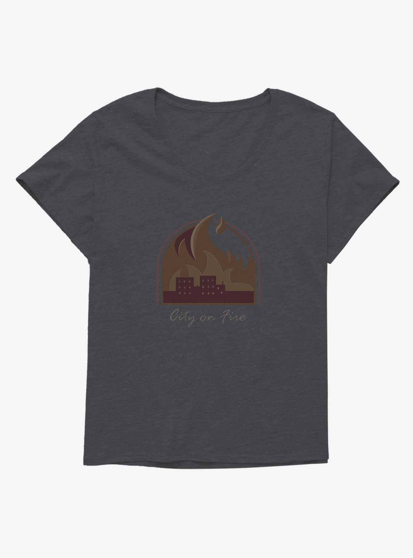 Life Is Strange: Before The Storm City On Fire Girls T-Shirt Plus Size, , hi-res