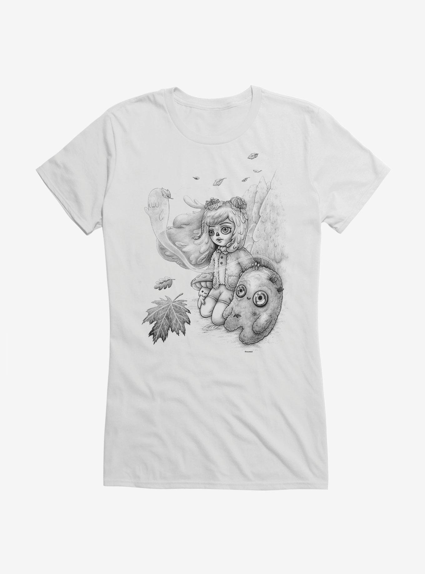 HT Creators: MUMBOT WORLD Mossy Falling Leaves Girls T-Shirt, , hi-res