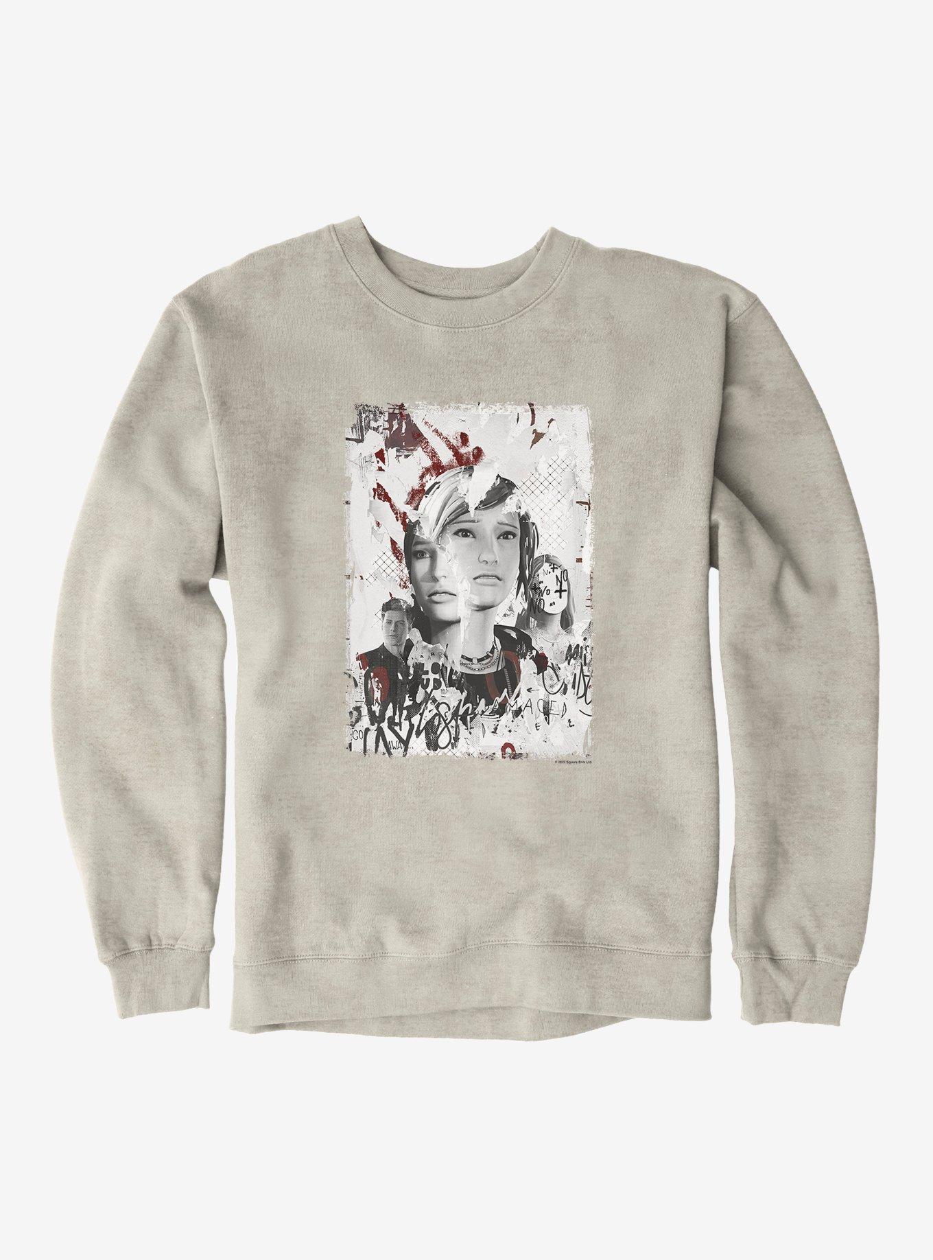 Life Is Strange: Before The Storm Scrapbook Collection Sweatshirt, OATMEAL HEATHER, hi-res