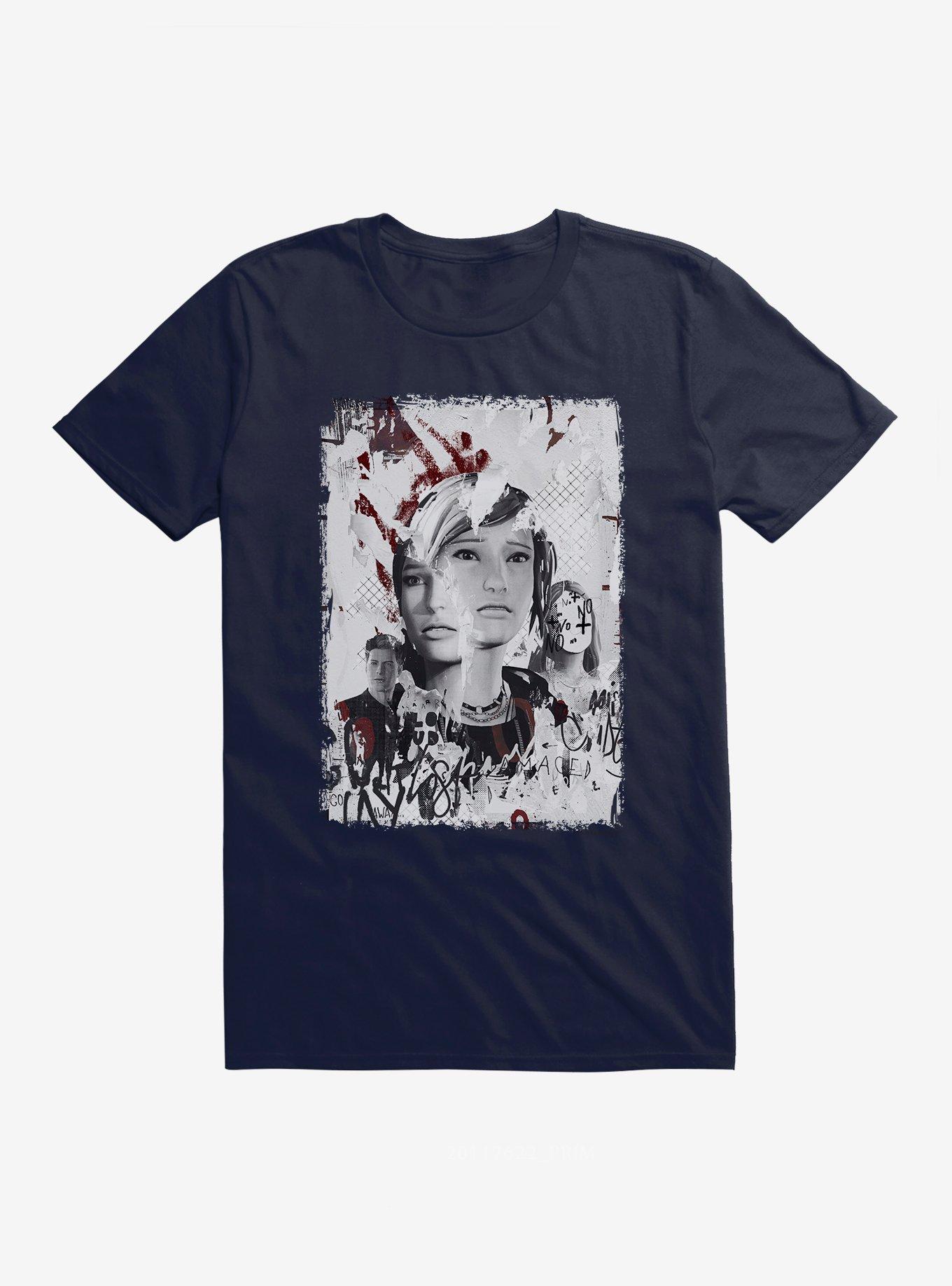 Life Is Strange: Before The Storm Scrapbook Collection T-Shirt, NAVY, hi-res