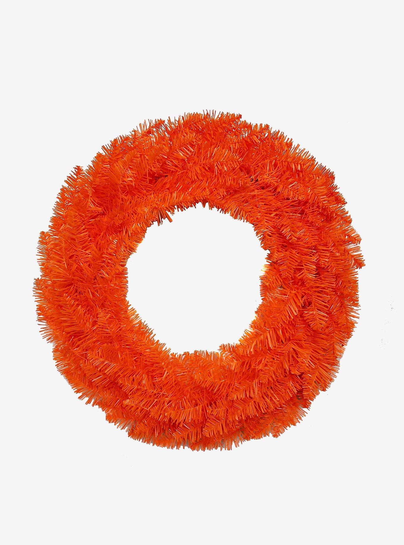 Kurt Adler 24-inch Unlit Orange Wreath