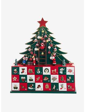 Kurt Adler LED Christmas Tree Advent Calendar, , hi-res