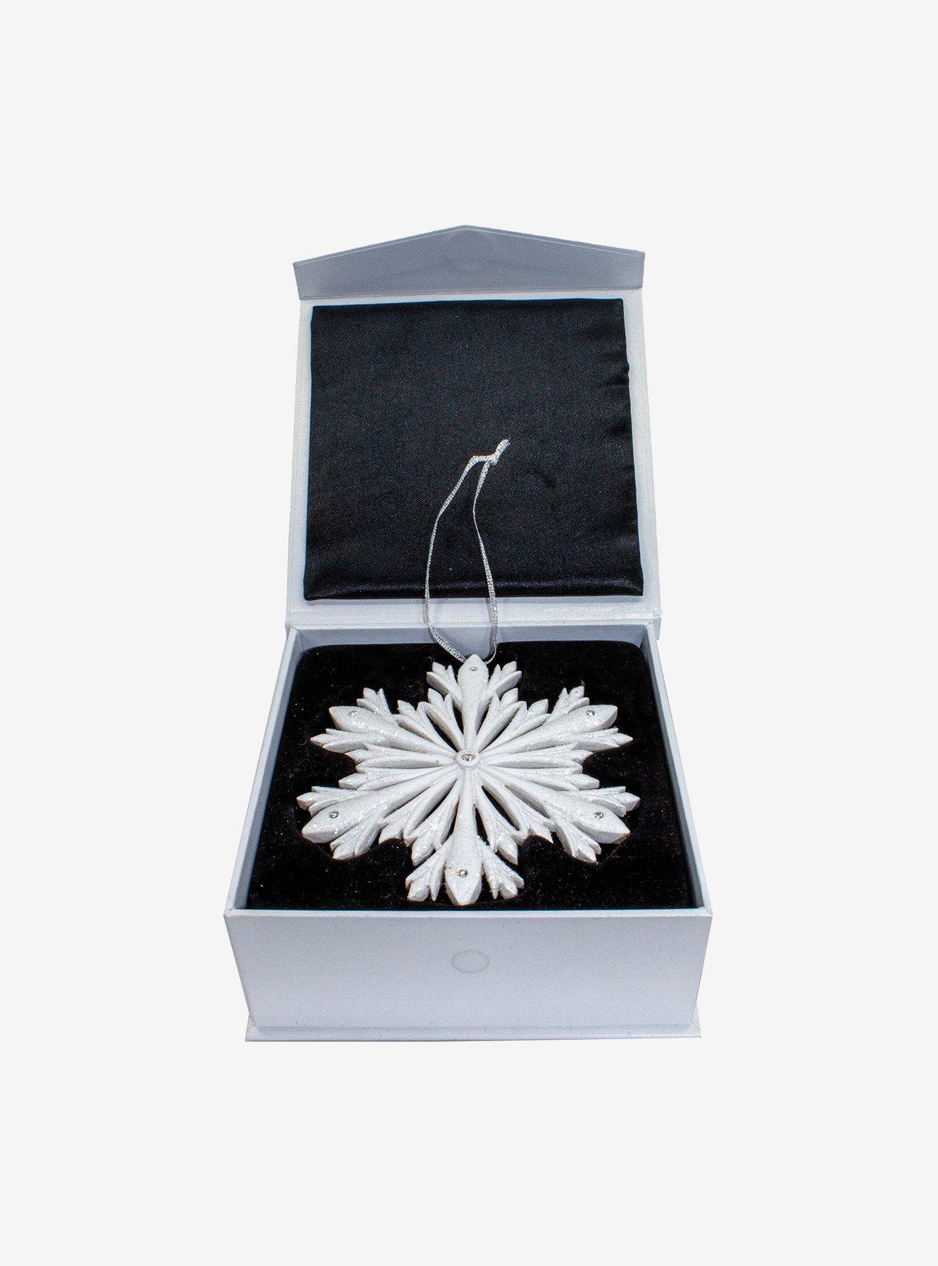 Kurt Adler Elegant Snowflake with Swarovski Elements Ornament