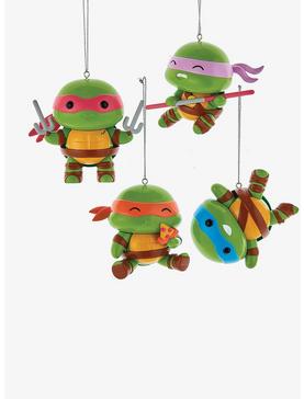 Kurt Adler Teenage Mutant Ninja Turtles Kawaii Ninja Turtle Ornaments Set, , hi-res