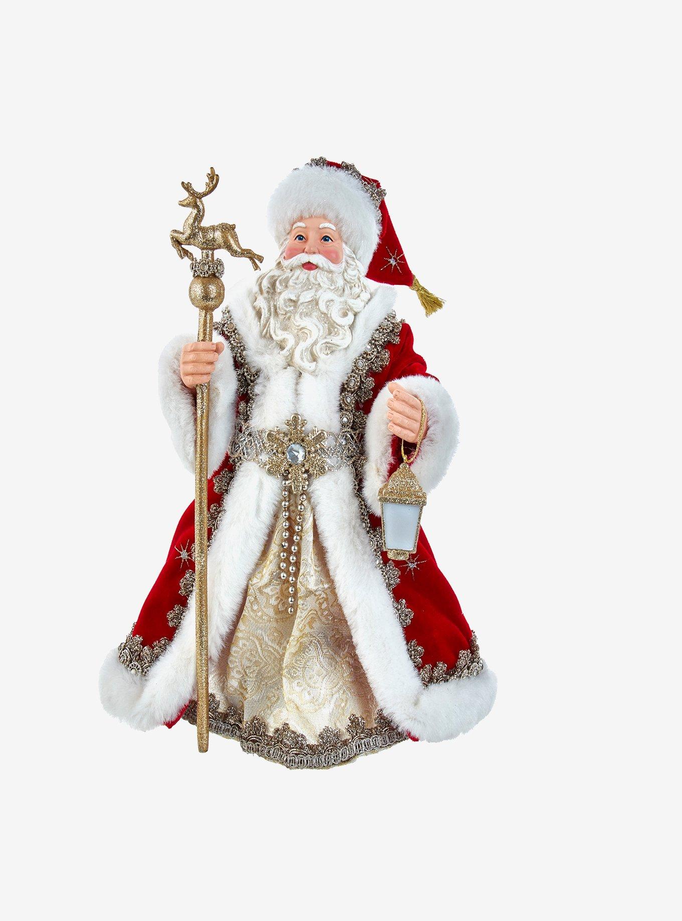 Kurt Adler Fabriche Regal Red Santa Figure