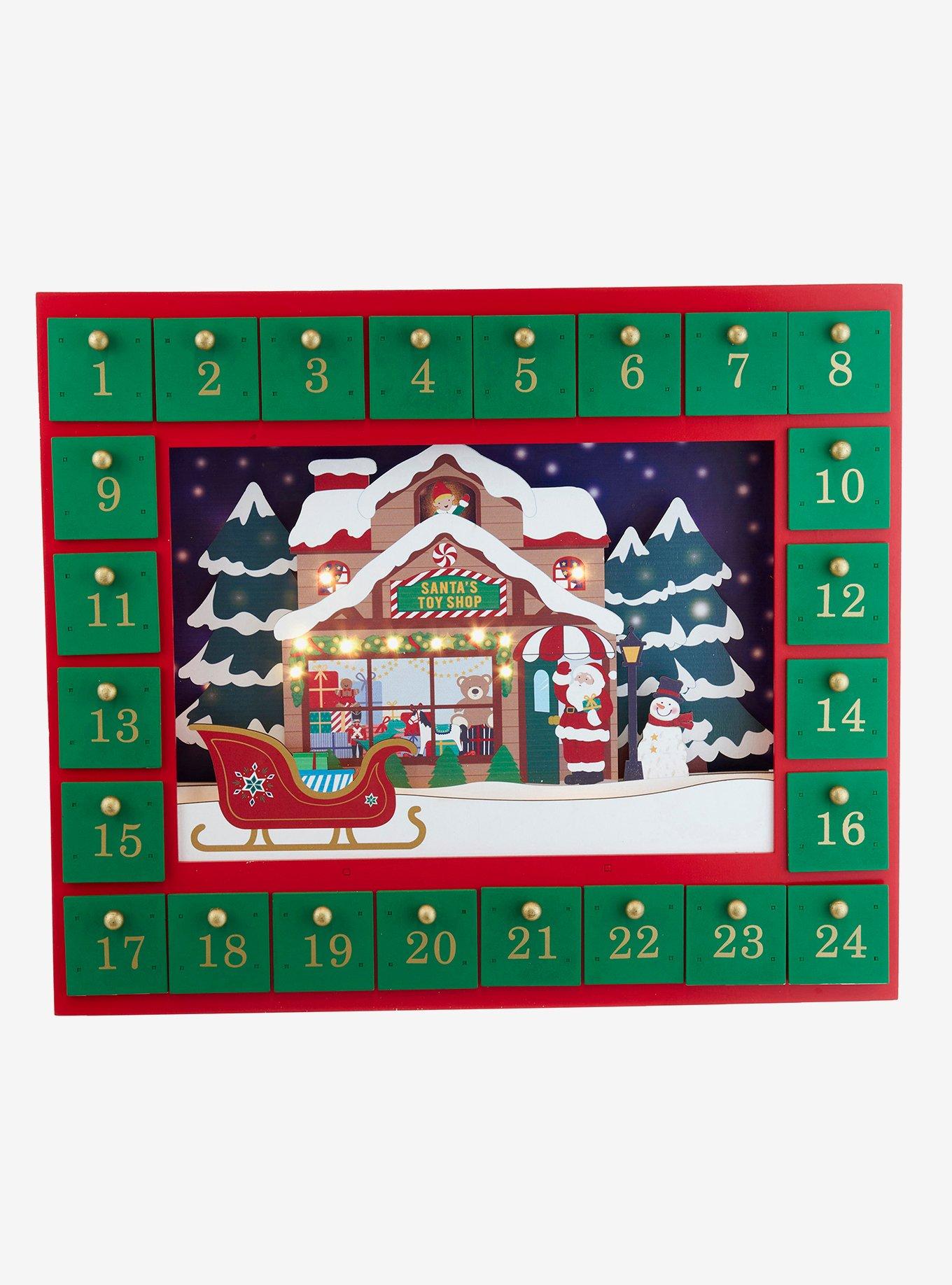 Kurt Adler Santa Toy Shop Advent Calendar, , hi-res