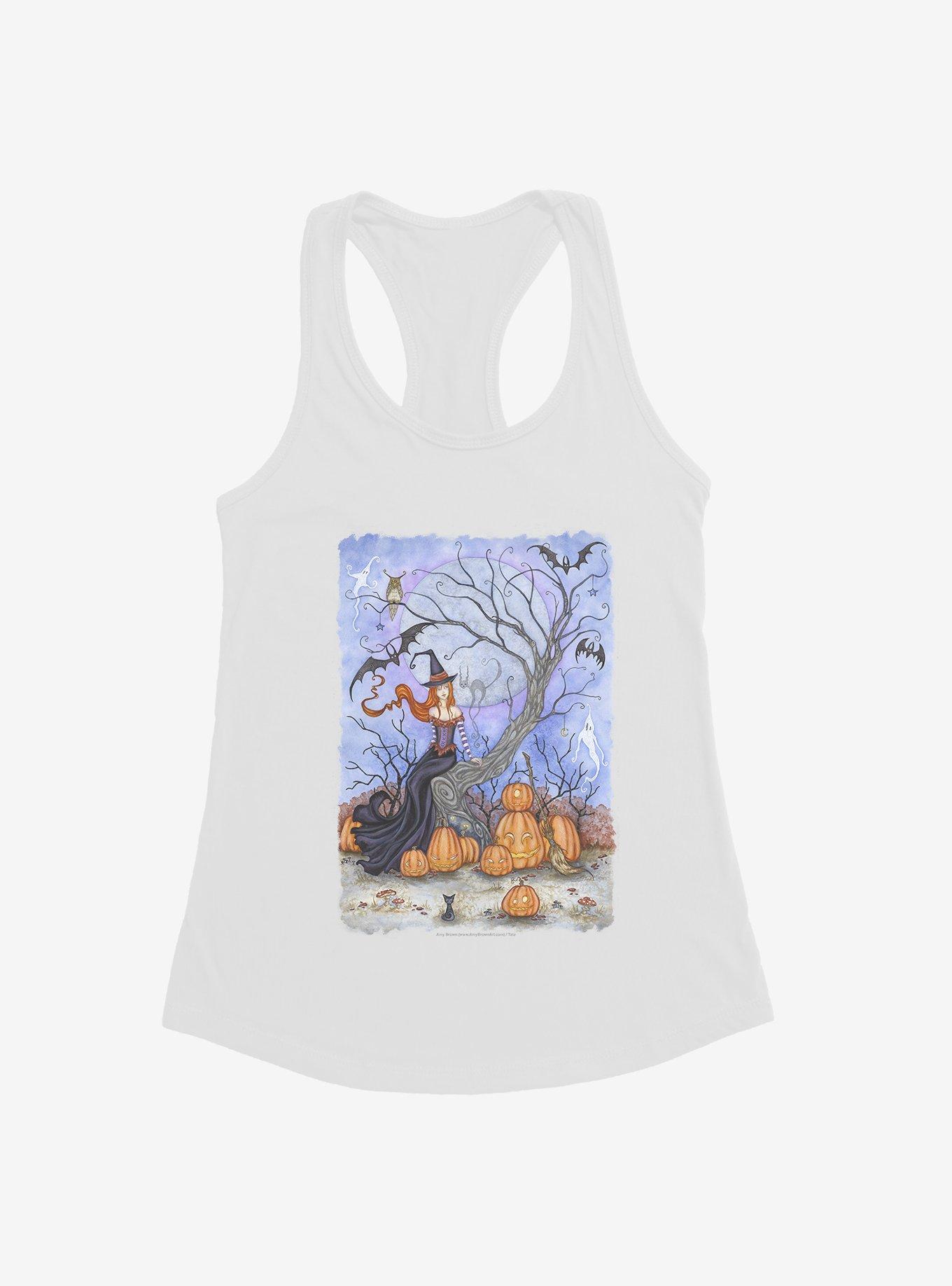 THRDLESS Halloween Tree Girls Tank by Amy Brown