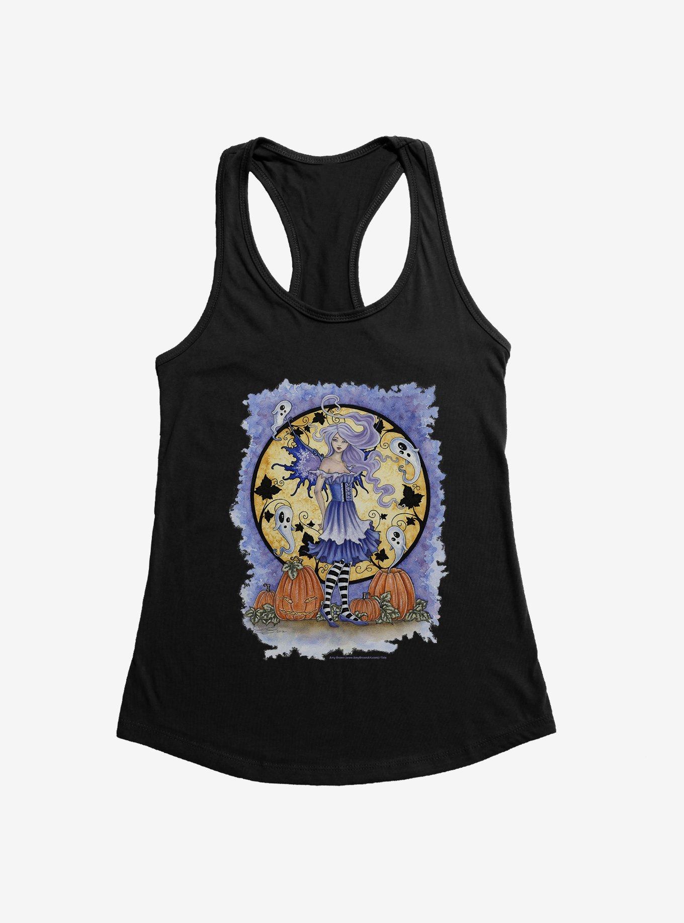 Haunted Pumpkin Patch Girls Tank by Amy Brown