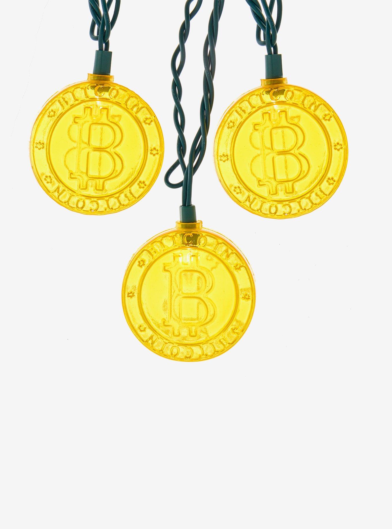 Kurt Adler Bitcoin String Lights, , hi-res