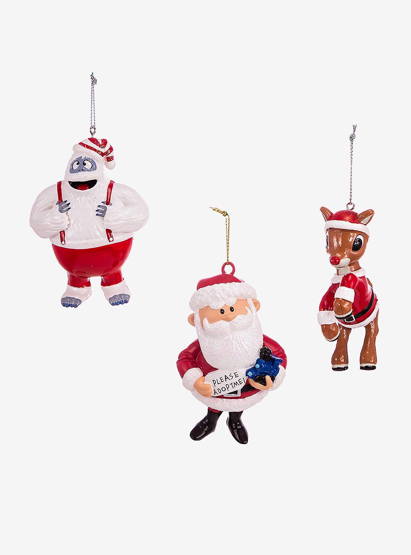 Kurt Adler Rudolph the Red-Nosed Reindeer Blow Mold Ornament Set, , hi-res