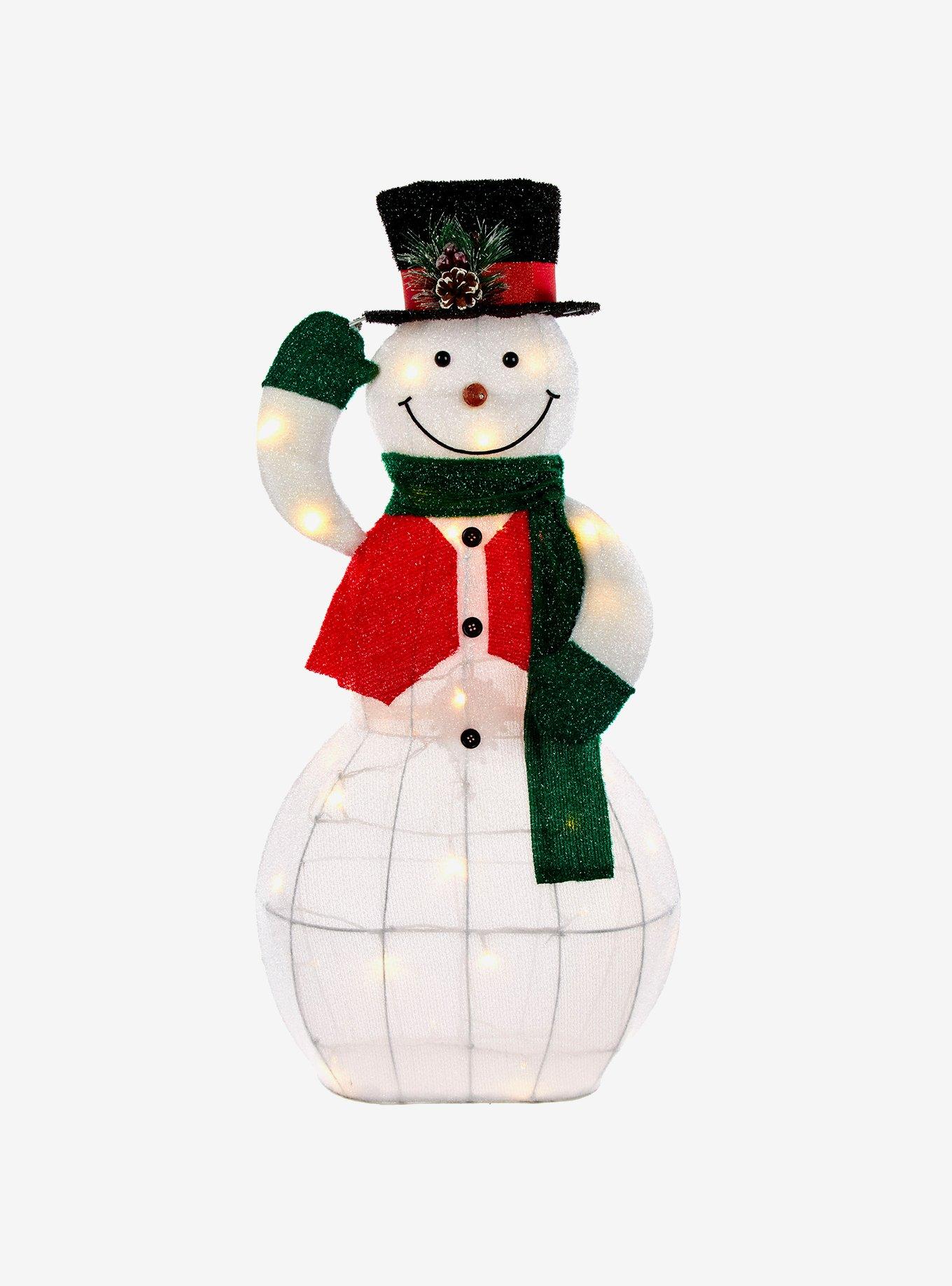Light Up LED Animated Snowman, , hi-res