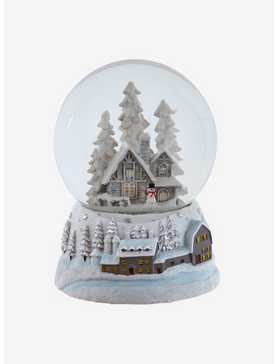 Kurt Adler Musical Snowy House Snow Globe, , hi-res
