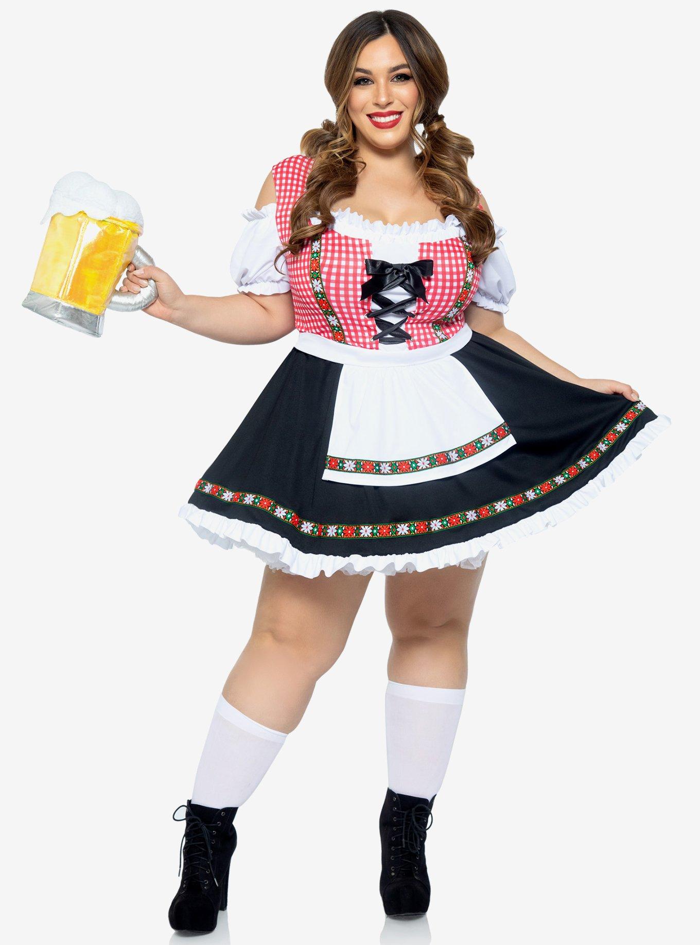 Beer Garden Babe Plus Size Costume, , hi-res