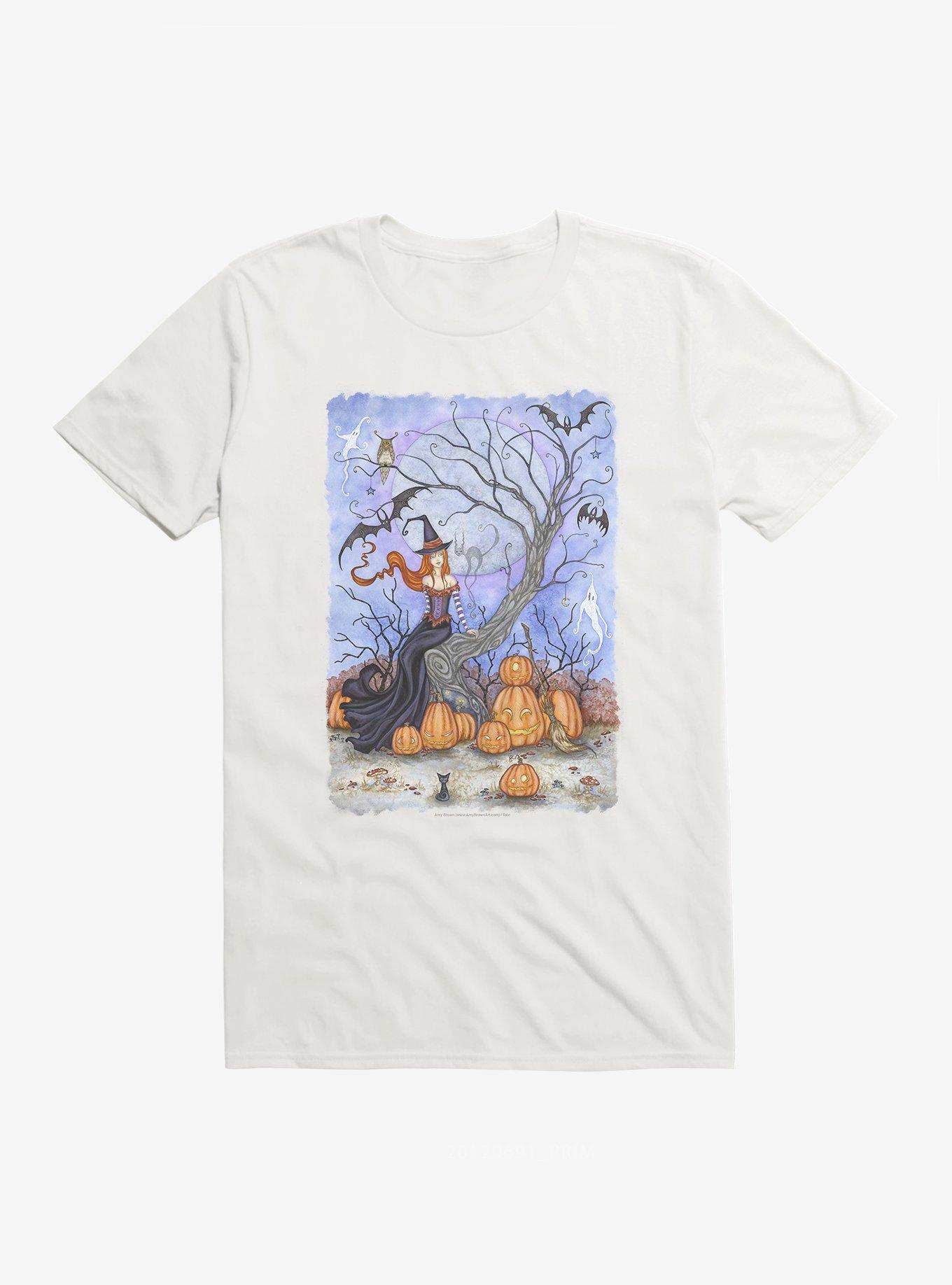 Halloween Tree T-Shirt by Amy Brown, , hi-res