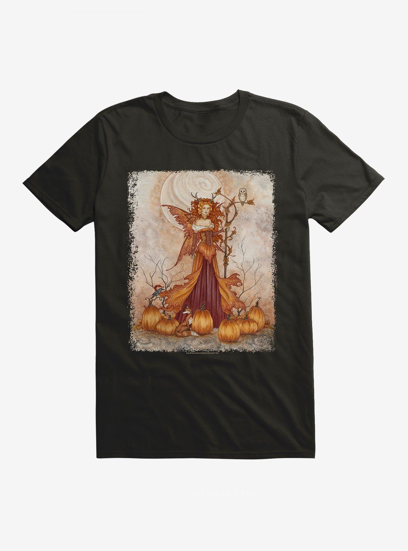 THRDLESS Pumpkin Queen T-Shirt by Amy Brown