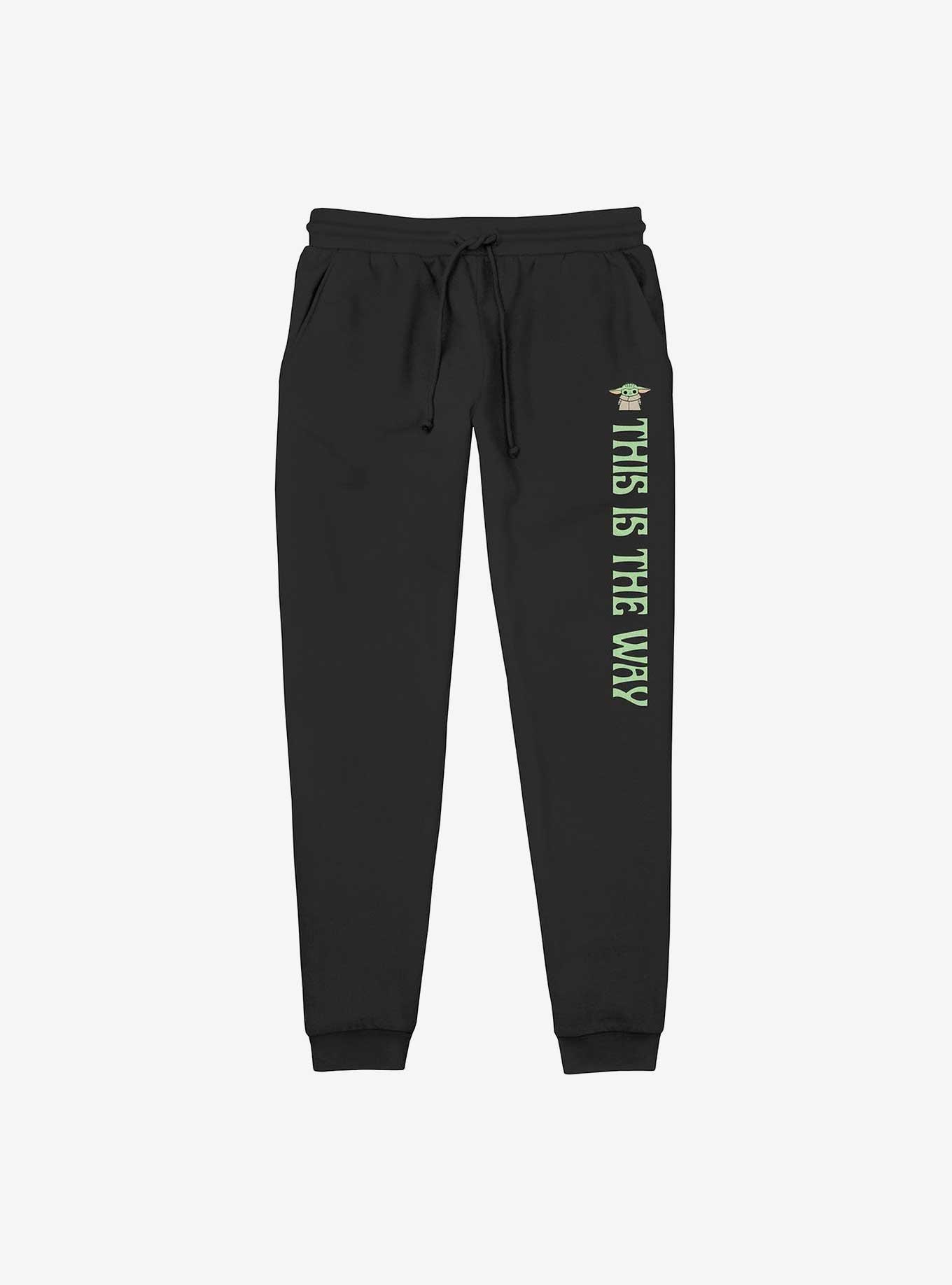 Star Wars The Mandalorian Grogu The Way Jogger Sweatpants, BLACK, hi-res