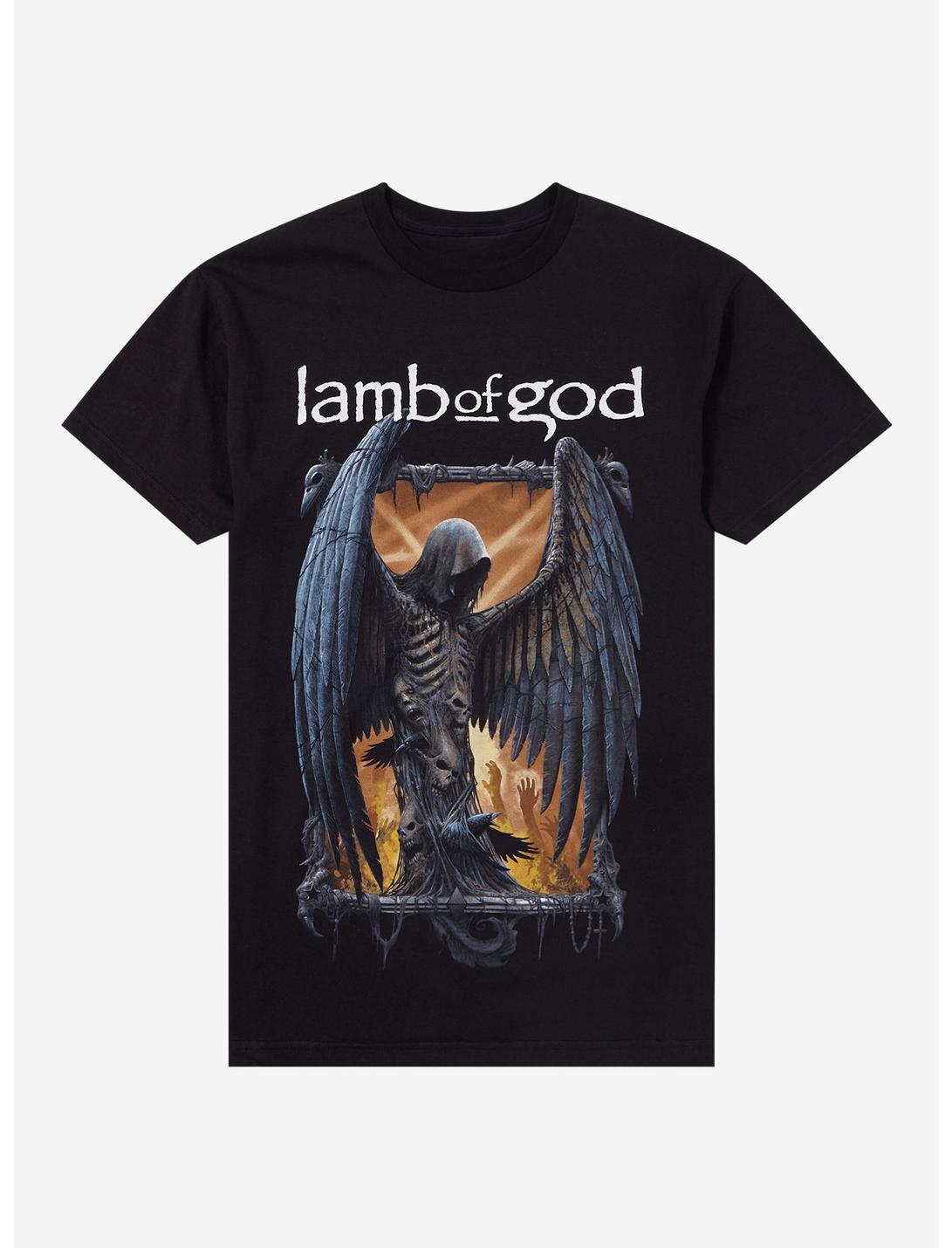 Lamb Of God 2018 European Tour T-Shirt, BLACK, hi-res